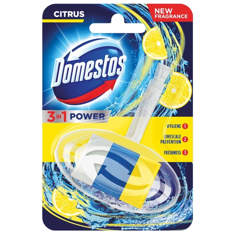 DOMESTOS Kostka do WC 3in1 Lime 40g