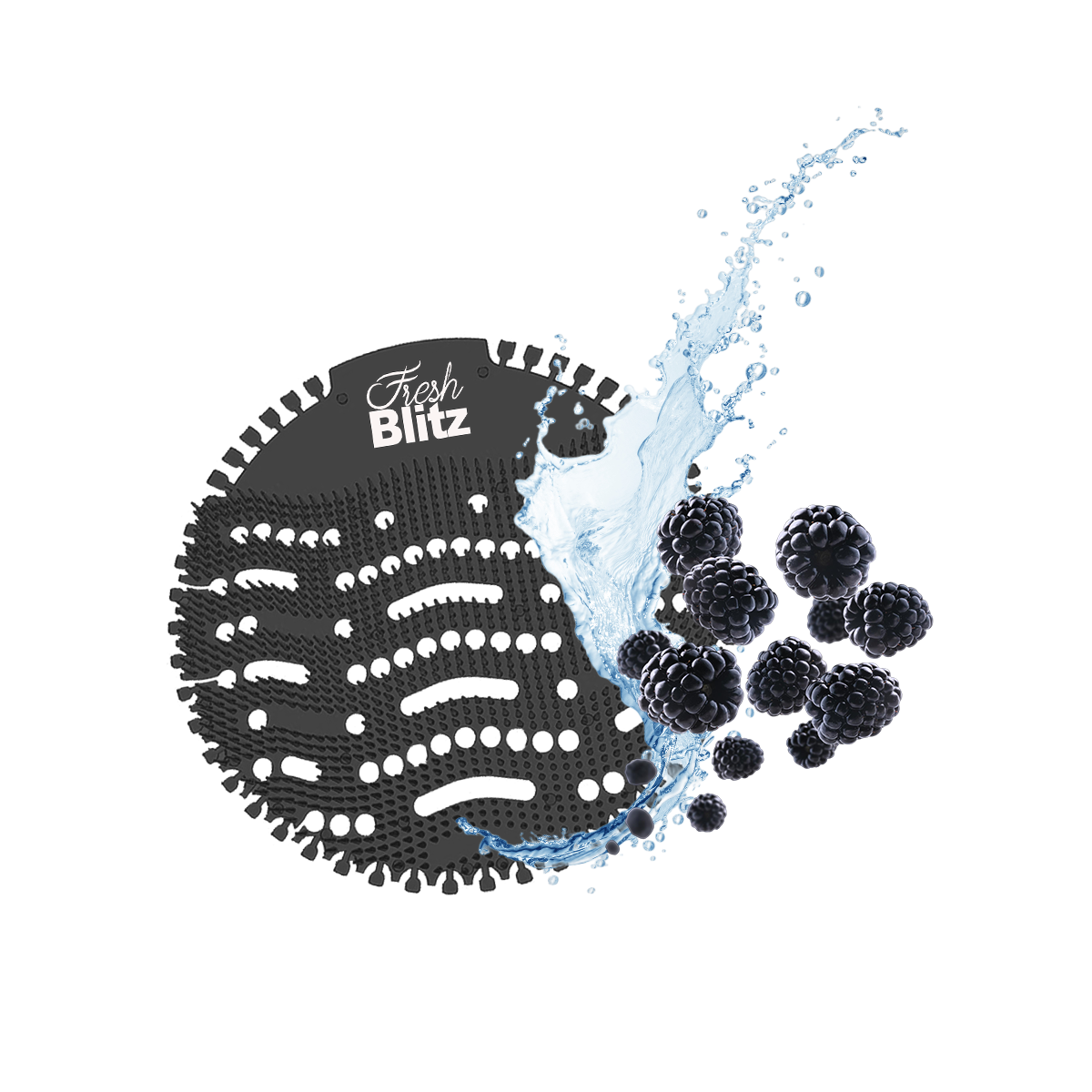 KALA Fresh BLITZ Wave 2.0 zapchowo-enzymatyczny wkład żelowy do pisuaru BLACKBERRY