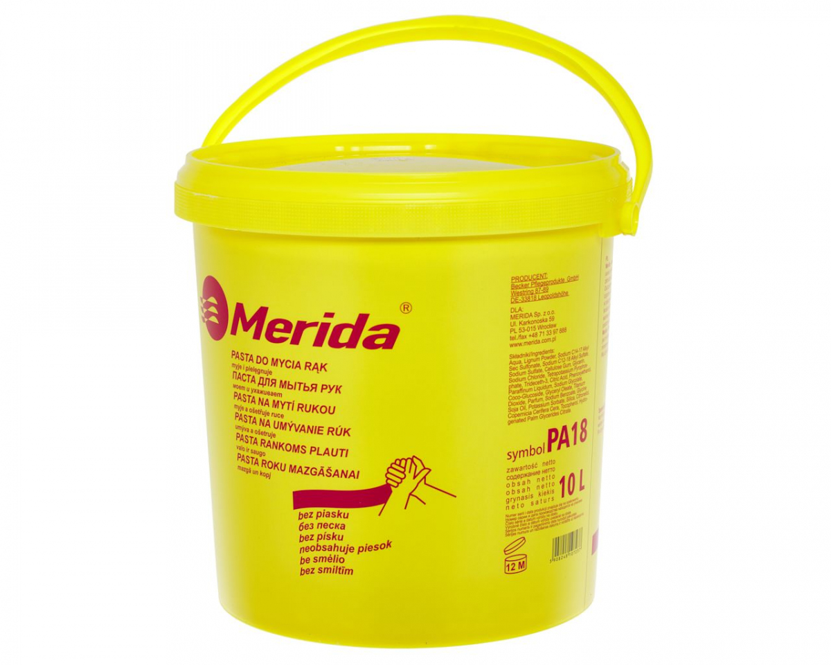 MERIDA - pasta do mycia rąk wiadro 10 l